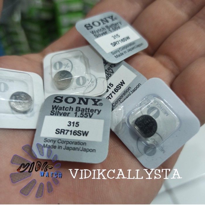 SONY 315 SP SR716 SR 716 BATREI BATRE BATERAI JAM TANGAN ORIGINAL