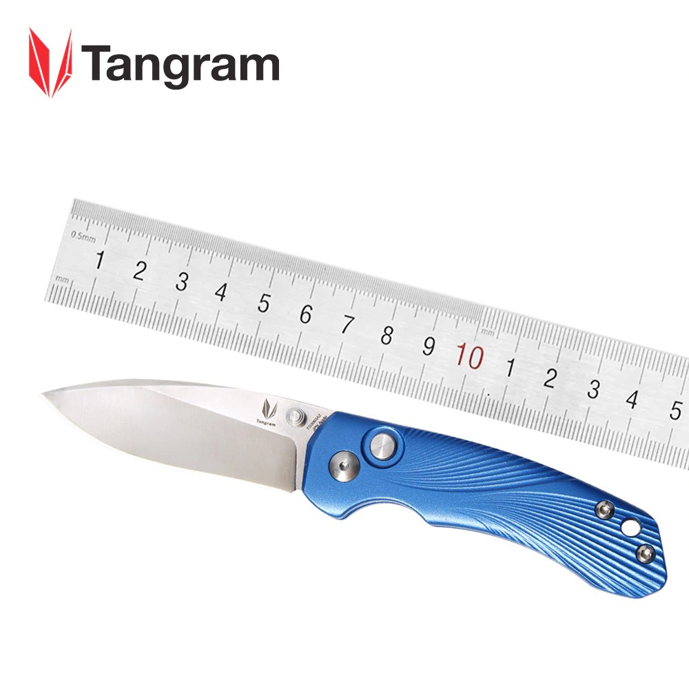 TANGRAM Outdoor Knife EDC Pocket Small Folding Knife TG3003A2 Tops Jungle Knife Rescue ACUTO440C