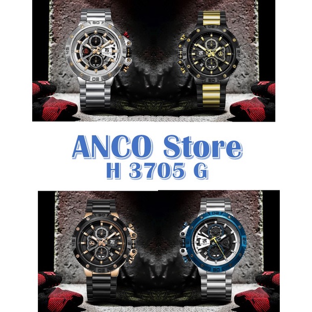 Jam tangan T5 H 3705G Original Chronograph