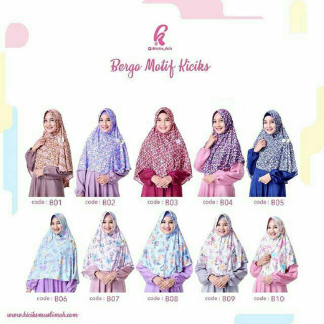 Bergo Motif Kiciks