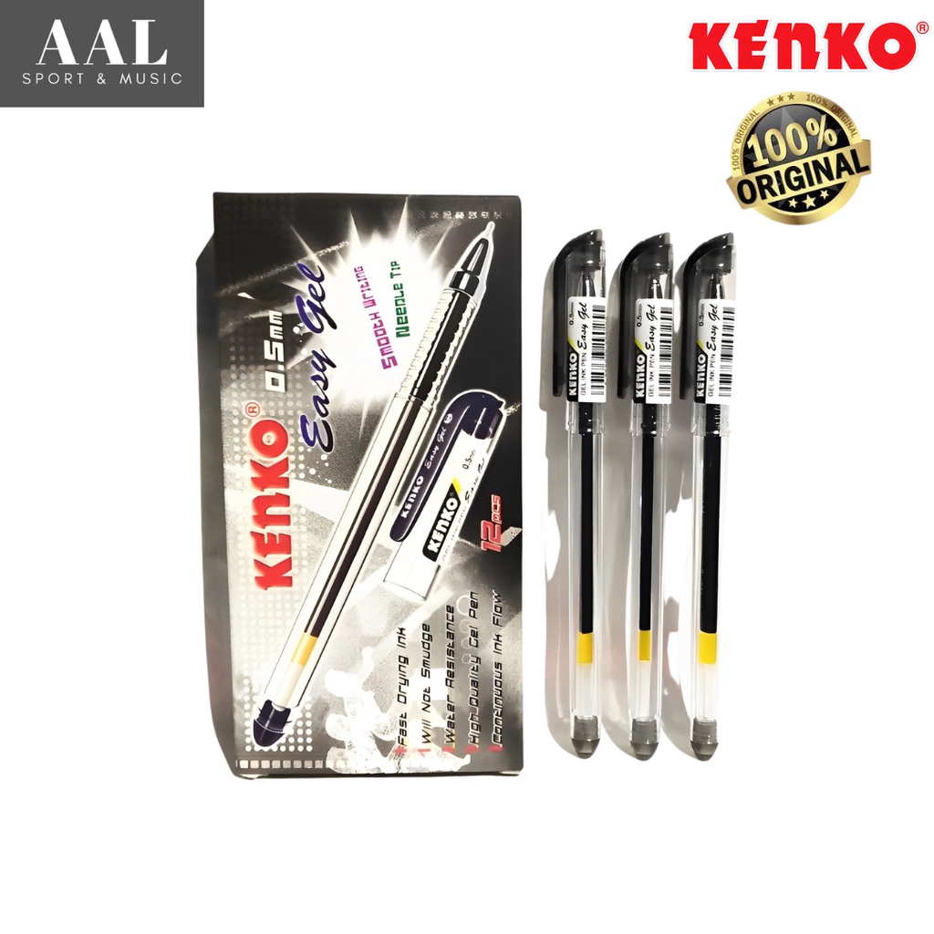 

Pulpen Pen Kenko Easy Gel 0.5 isi 12