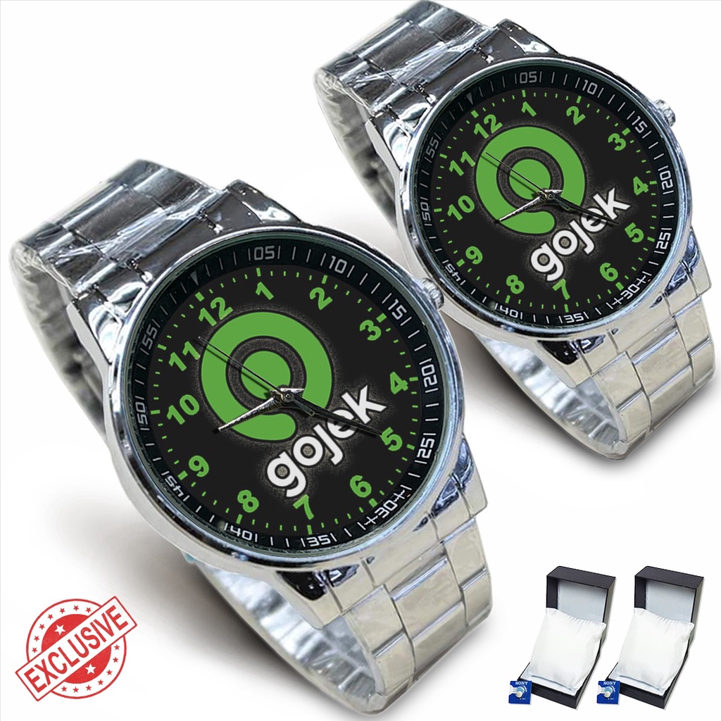 Jam Tangan Rantai Couple GOJEK INDONESIA 1 (Nice)