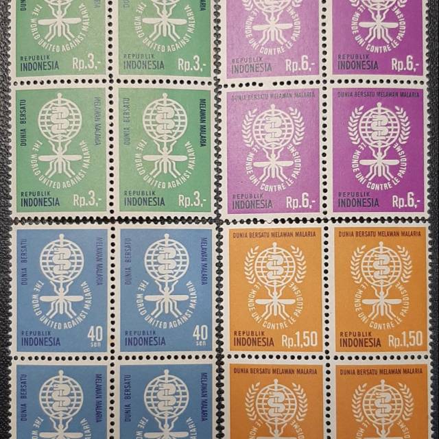 

Set Perangko Dunia Bersatu Melawan Malaria