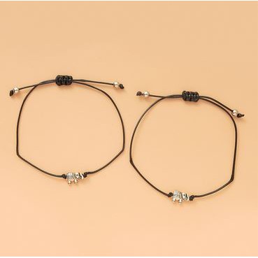 Gelang Couple Persahabatan Tali Korea Waterproof GAJAH