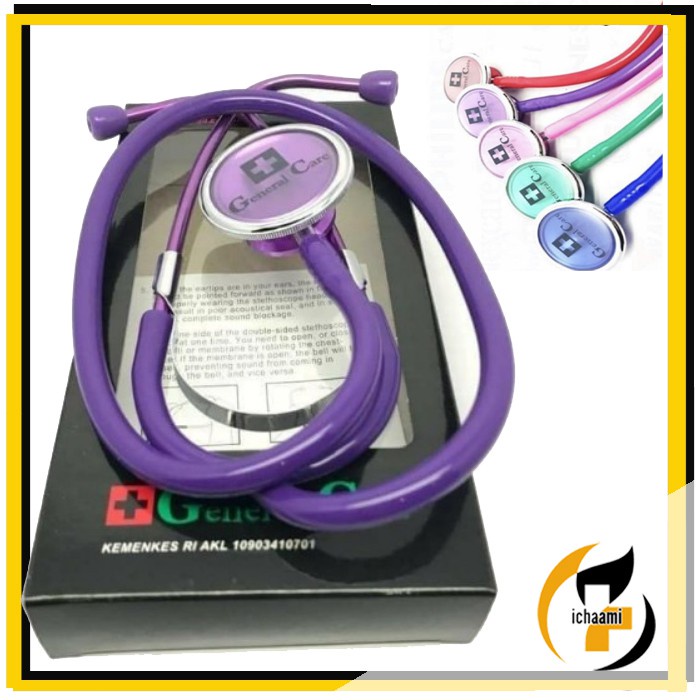 Stetoskop General Care Majestic Economy Stethoscope GC Ekonomi Anak Dual Head Full Warna Stetoscope