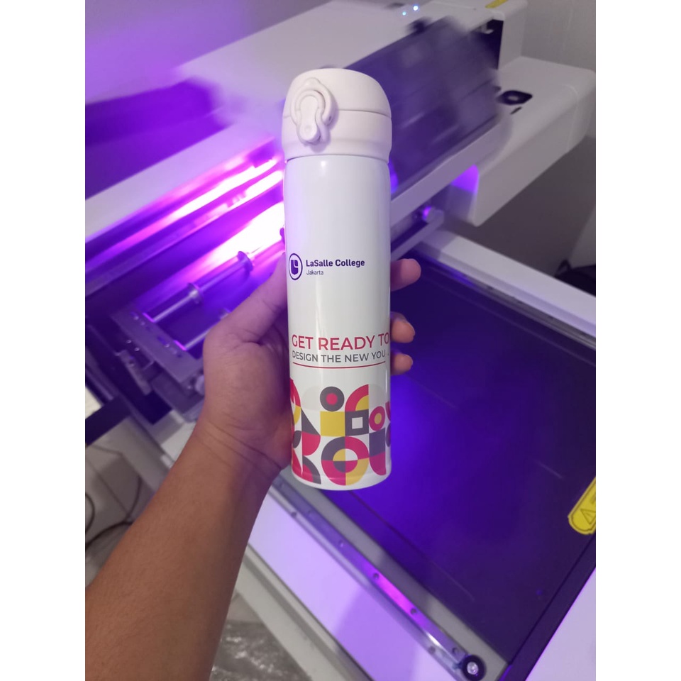 CUSTOM GROSIR TERMOS NIAGARA 500ML cetak PRINT UV full colour souvenir