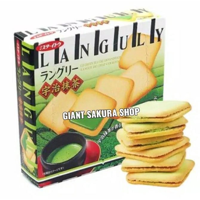 

Mr Ito Languly Matcha Cream Sand / biskuit jepang / snack jepang