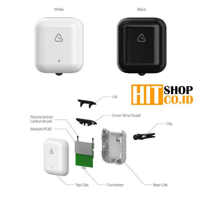 ABORN PLASMA IONIZER MOBIL, AIR PURIFIER, PEMBERSIH UDARA - PUTIH EXCLUSIVE