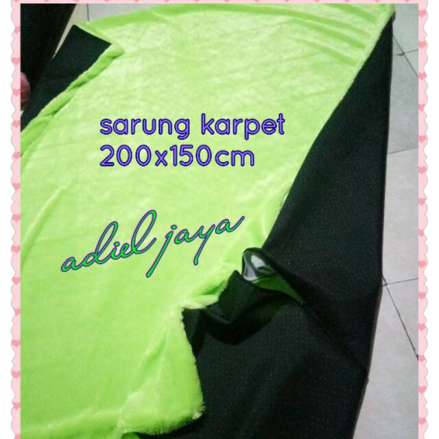 (PREMIUM) Sarung karpet bulu rasfur 200x150cm (KARINDO,ALAS BINTIK SUPER ANTISLIP)