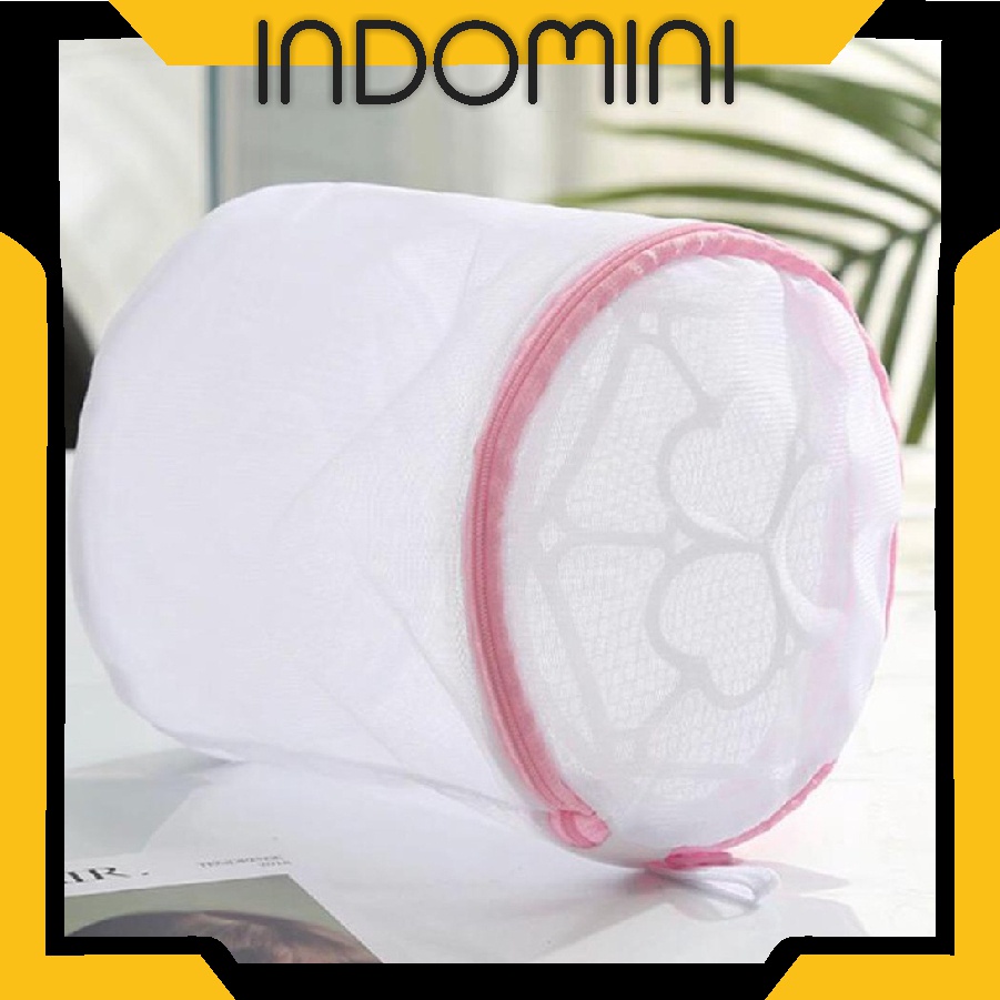 INDOMINI Bra Laundry Bag Jaring Baju Kotor Kantong Mesin Cuci Bahan Jaring dan Resleting Untuk Pakaian / Dalam R011 R627