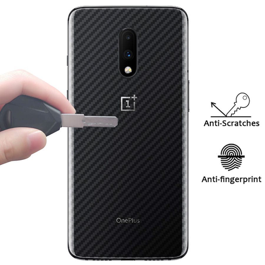 Oneplus 7 / One Plus 7 Pro Skin Carbon Garskin Anti Gores Belakang