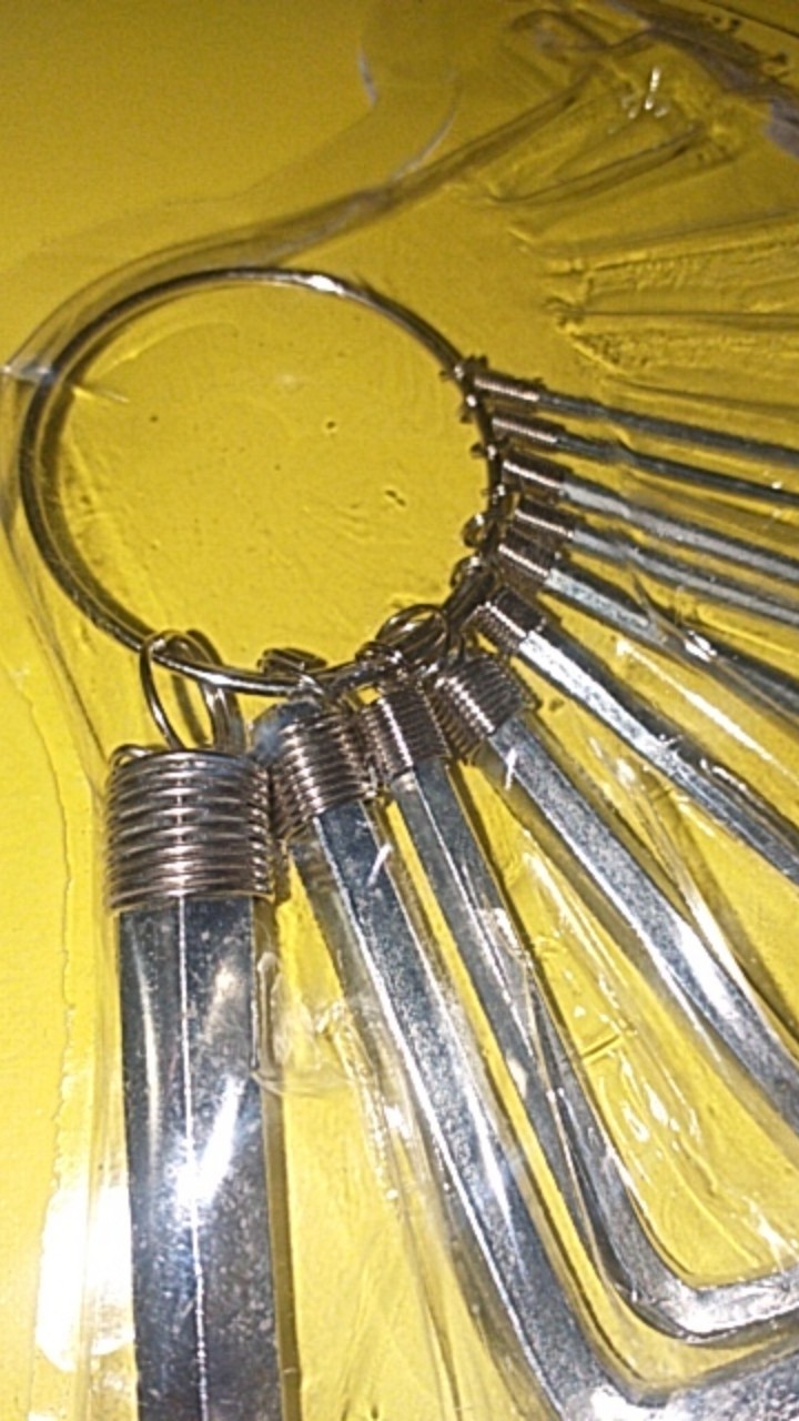 Kunci L Pendek Set 10 Pcs Ap 1.5mm - 10mm