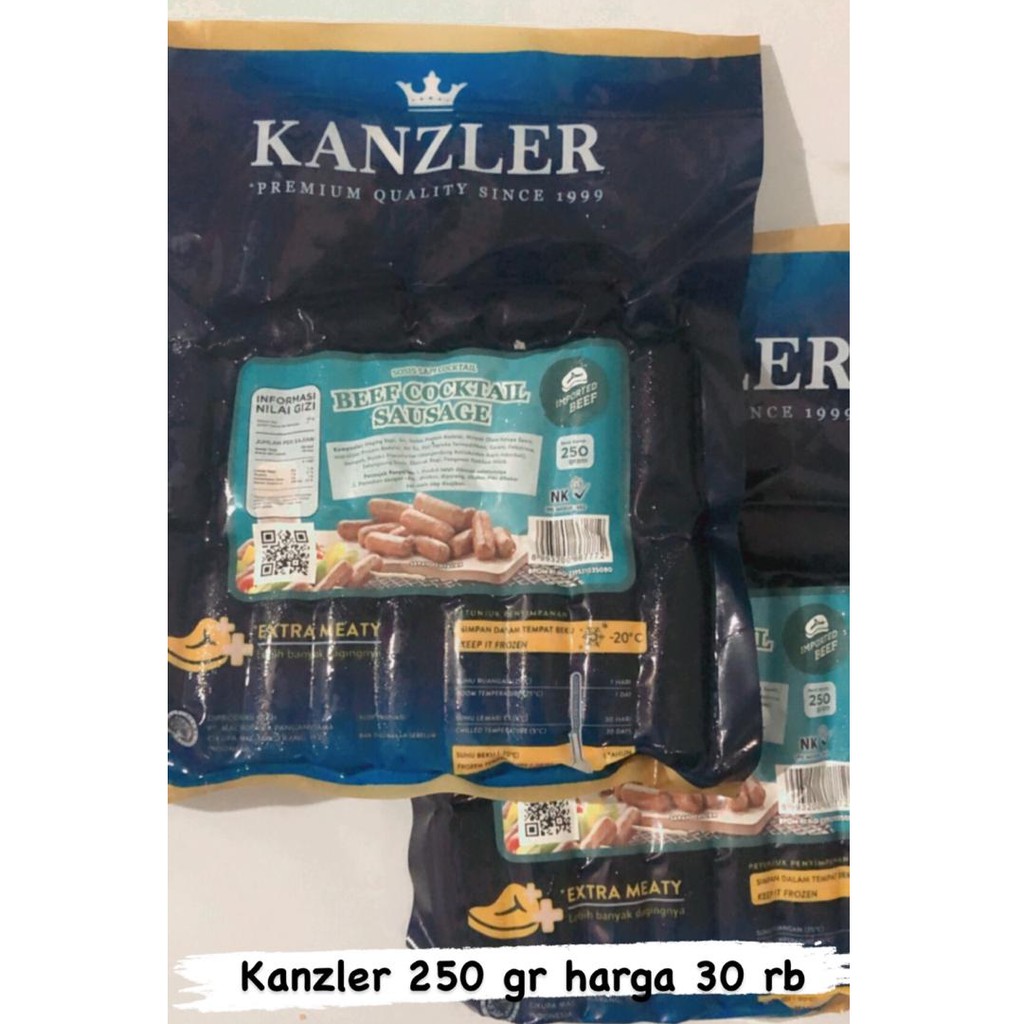 

Sosis Kanzler Beef Cocktail Sausage