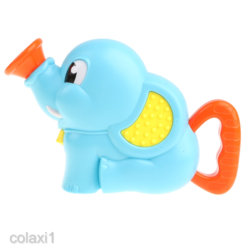 blue elephant baby toy