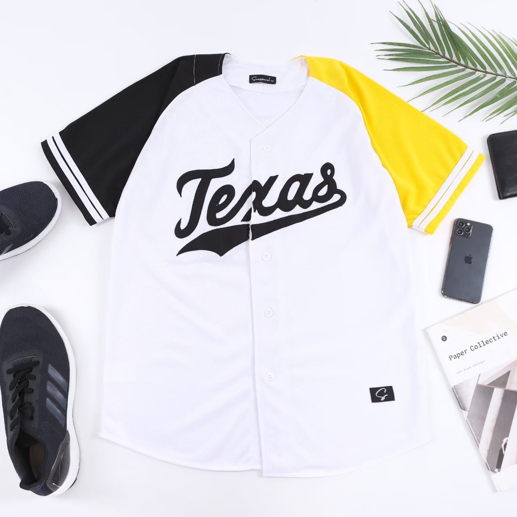 Jersey Baseball Baju Baseball TEXAS
