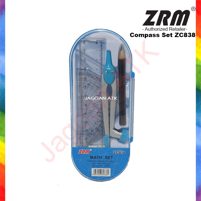 

Jangka Matematika Besi Set Komplit / Mathematical Compass Set ZRM ZC-838