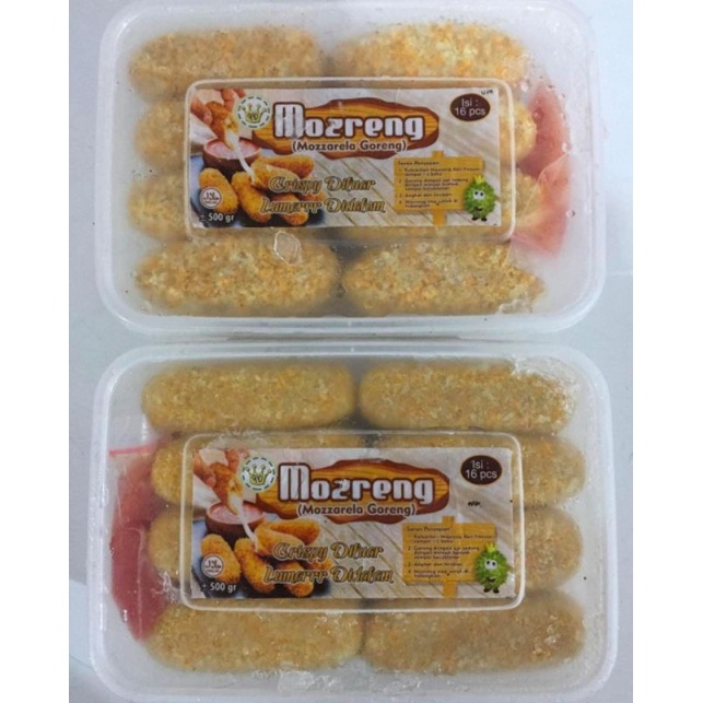 

Mozarella Goreng, garing di luar lumer di dalam...
