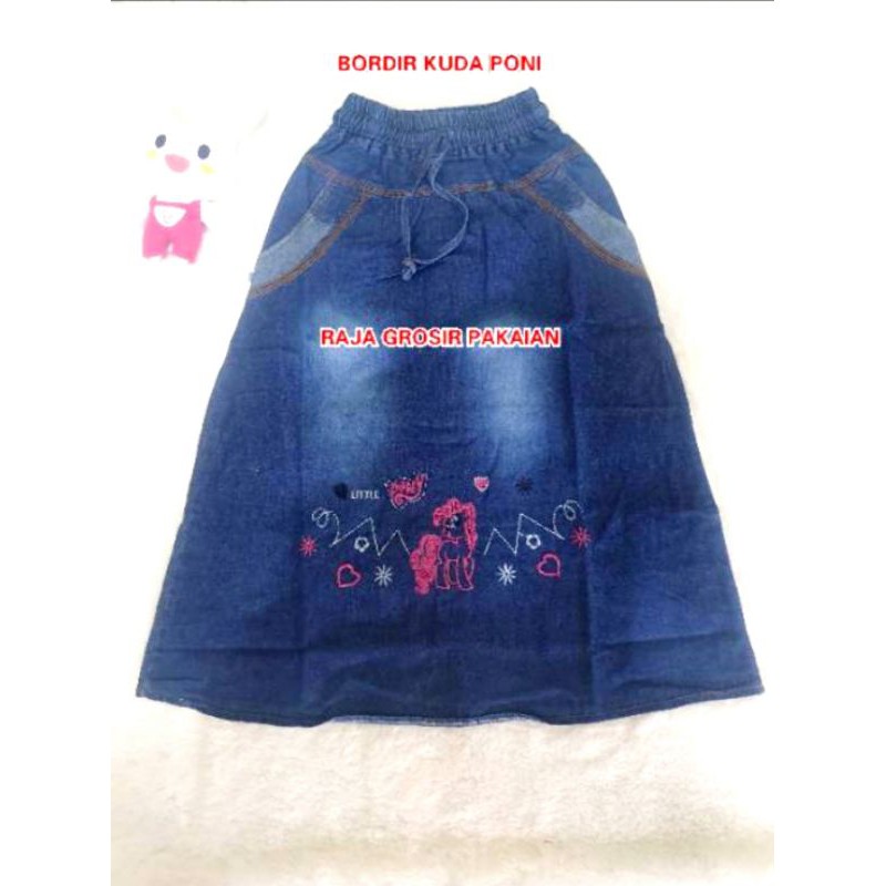 Rok Jeans Anak Premium  3-10 Thn