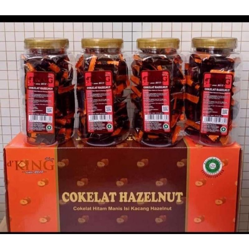 

D'KING BONIBOL COKELAT HAZELNUT ISI 4 TOPLES