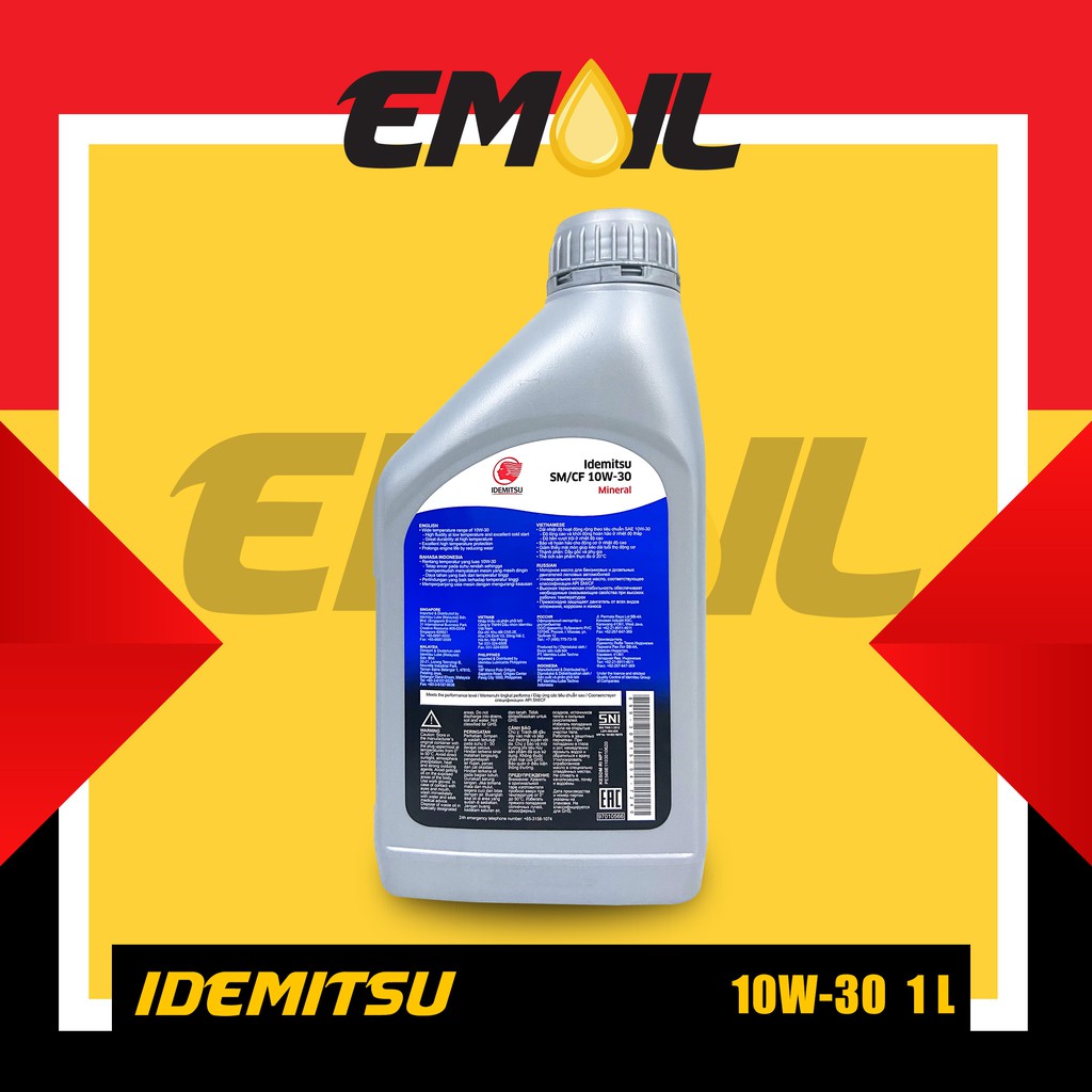 OLI IDEMITSU GASOLINE DAN DIESEL SAE 10W-30 SM/CF ISI 1 LITER