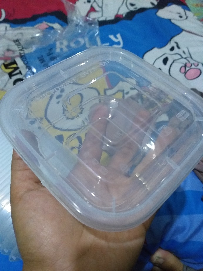 Thinwall Dm 350ml Square Food Container Kotak Makan Plastik 350ml Isi 25pcs