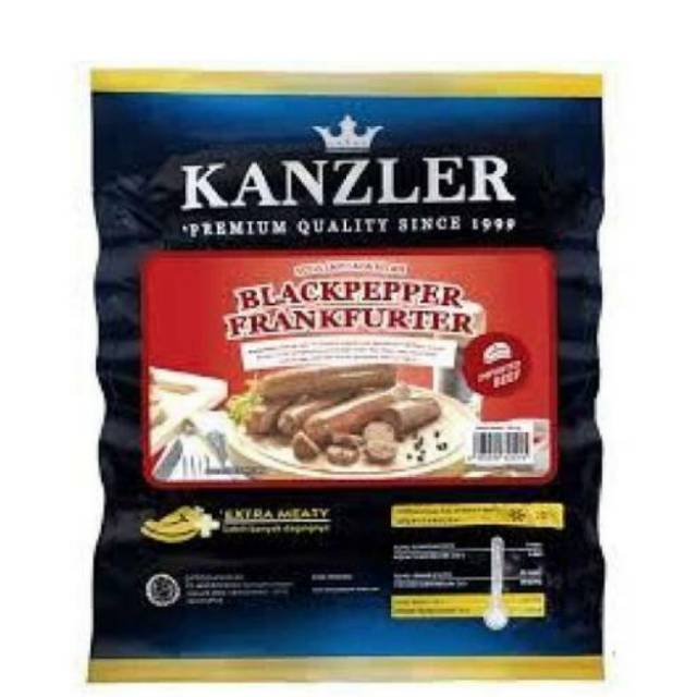 

Kanzler Blackpapper Frankfurter 360gr