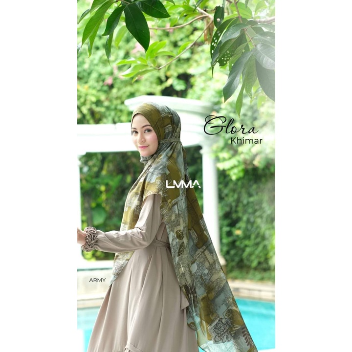 saffashion - Umma Syari Khimar Glora khimar Tali Khimar Bolak Balik 2in1 motif dan polos