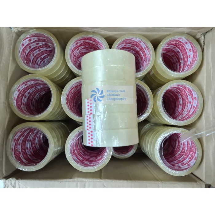 

ISOLASI / SOLATIP 1 inch ( 24MM X 72 Y ) Bukan Daimaru / Selotip RJT