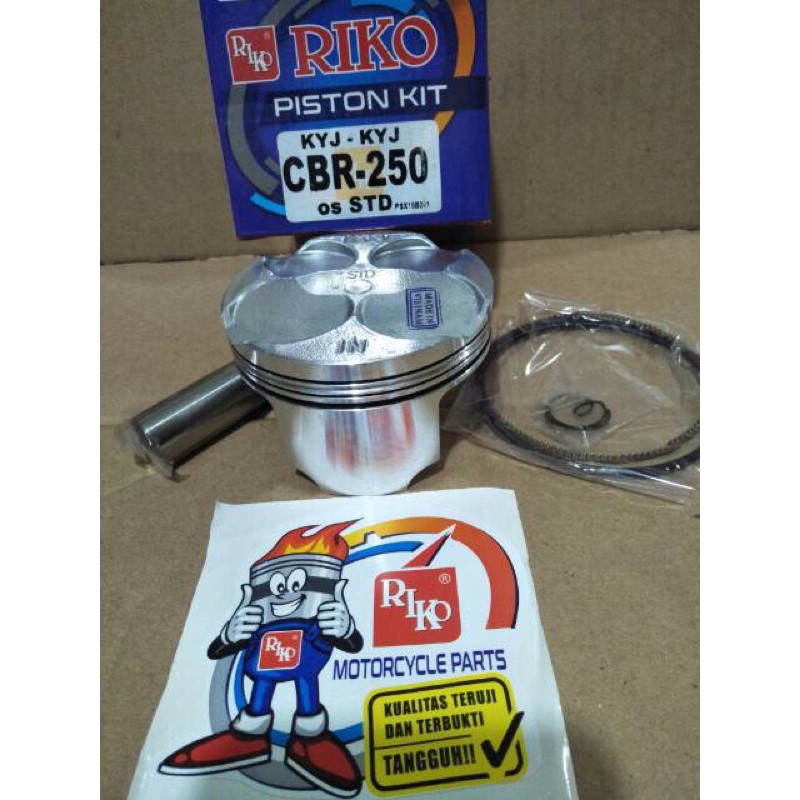 Seher/piston kit buat motor cbr 250 lama thailand,merk riko vietnam ,dari ukuran standar sampai 100