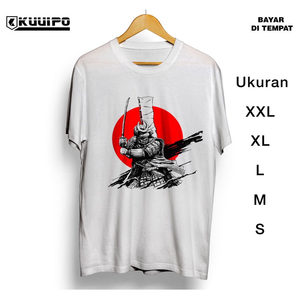 Baju kaos Distro Jepang Samurai Warrior  DTF