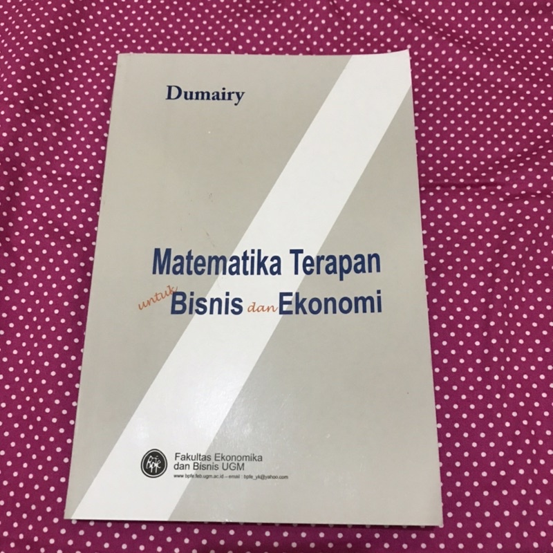 Preloved Buku Matematika Bisnis