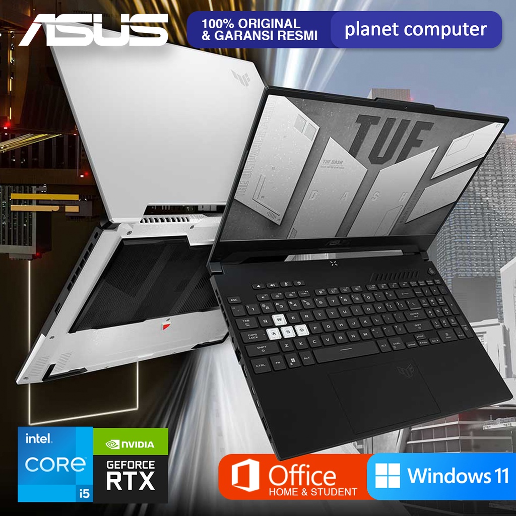 Asus TUF Dash F15 FX517ZC i5-12450H 8GB 512GBSSD RTX3050 4GB Win11+OHS