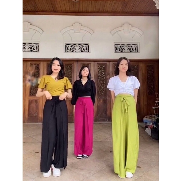 YEMIMA KULOT PANTS// KULOT WRAP PANTS // KULOT RAYON