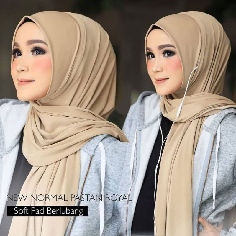 PASMINA  INSTAN NEW NORMAL/ PASHMINA INSTAN ROYAL JERSEY