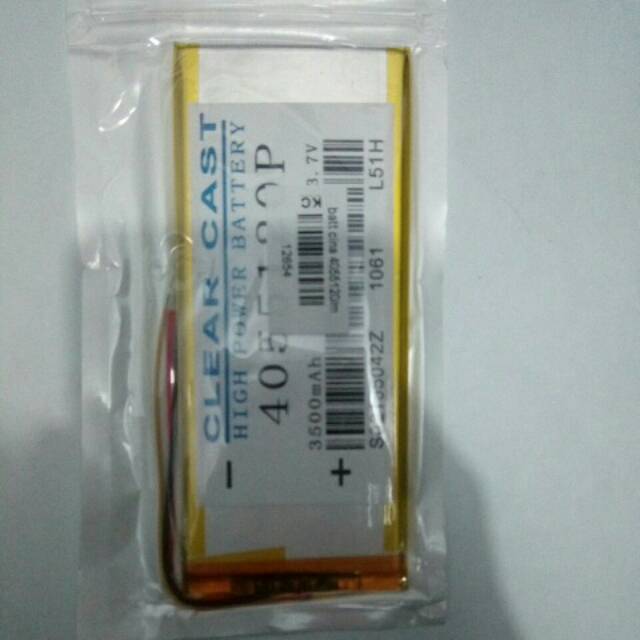 Battery baterai 4055120 3500mh e1c