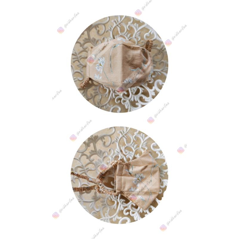 MASKER 3D TALI SERUT HIJAB