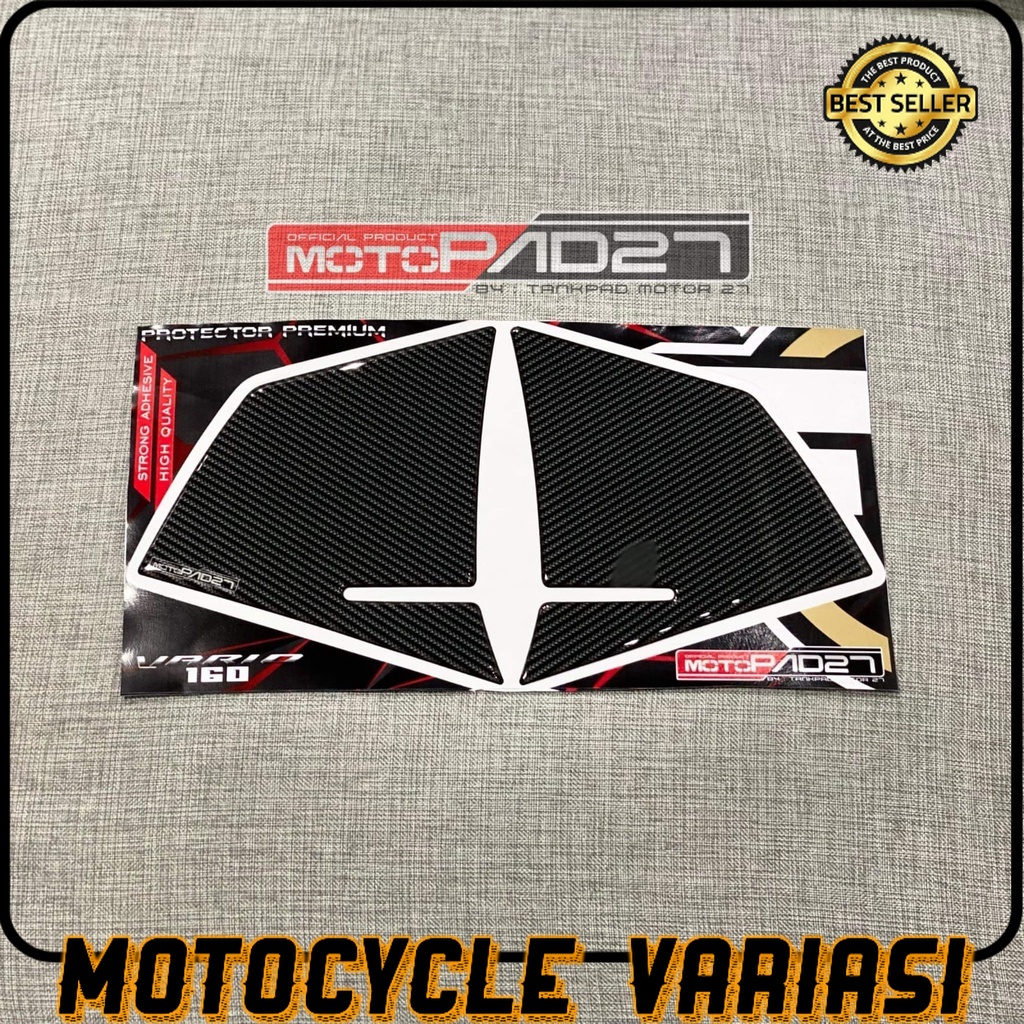 MOTOPAD27 Sticker stiker antigores BODY SAMPING DEPAN NEW HONDA VARIO 160 Resin Timbul Premium Presisi