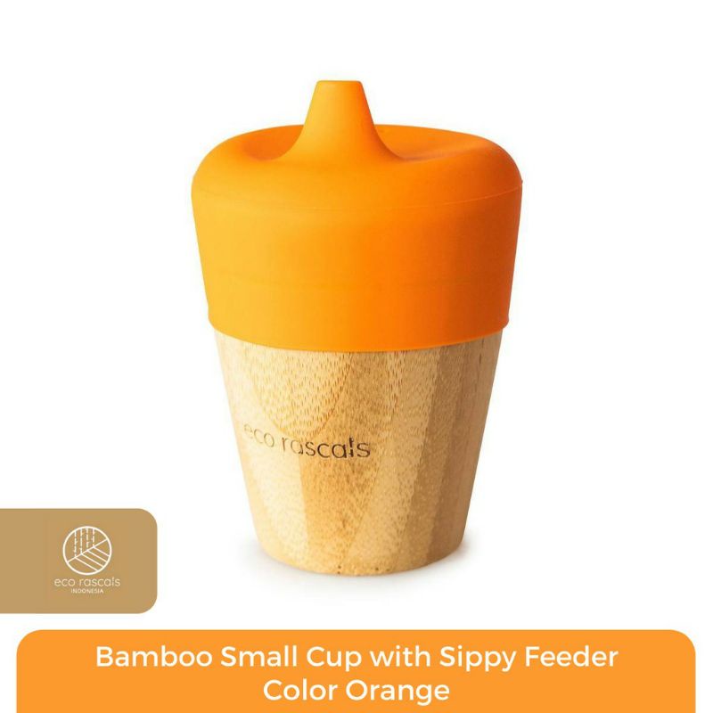 Eco Rascals Bamboo Small Cup with Sippy Feeder