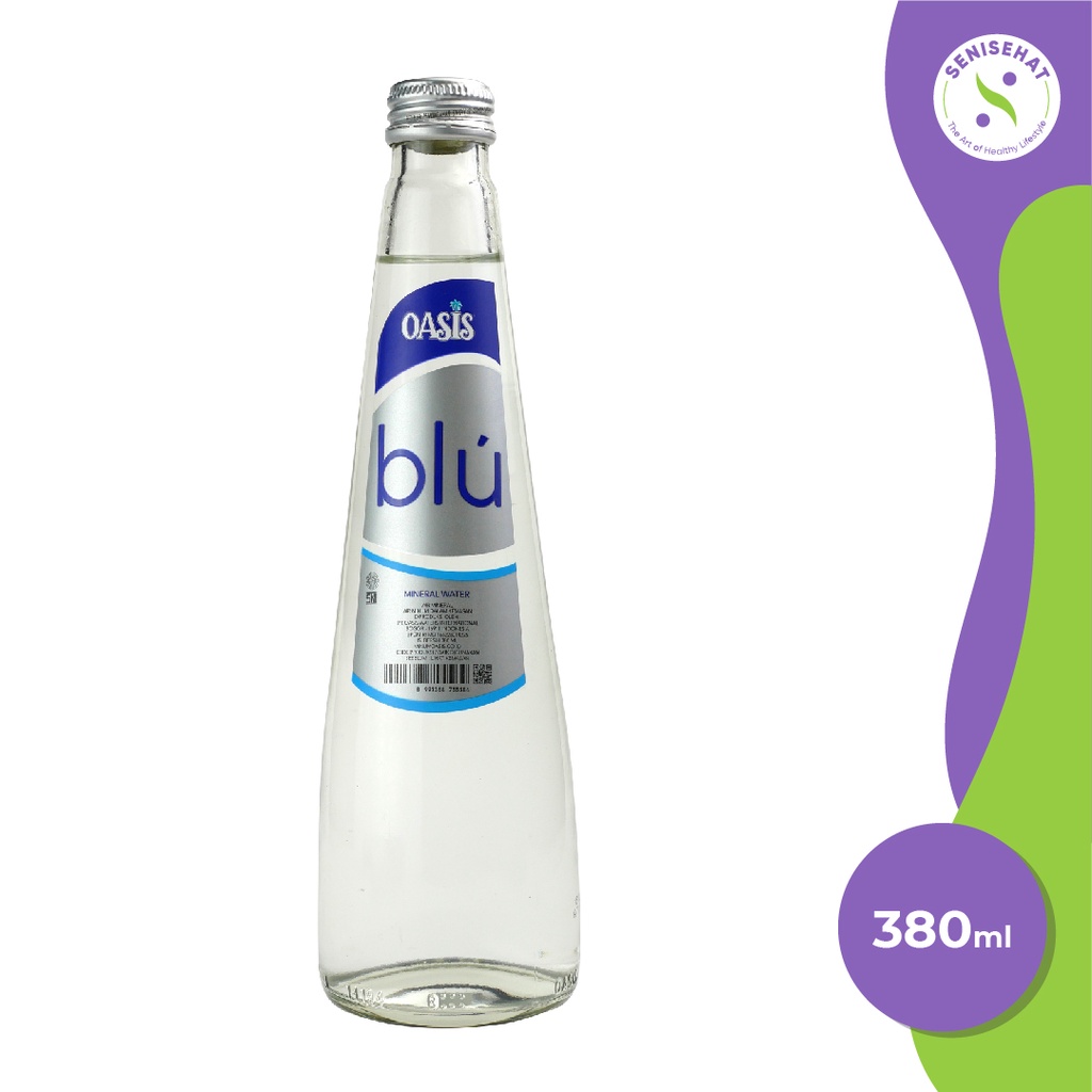 Oasis Mineral Water Blu 380ml /Air putih/Oasis Blu/Senisehat