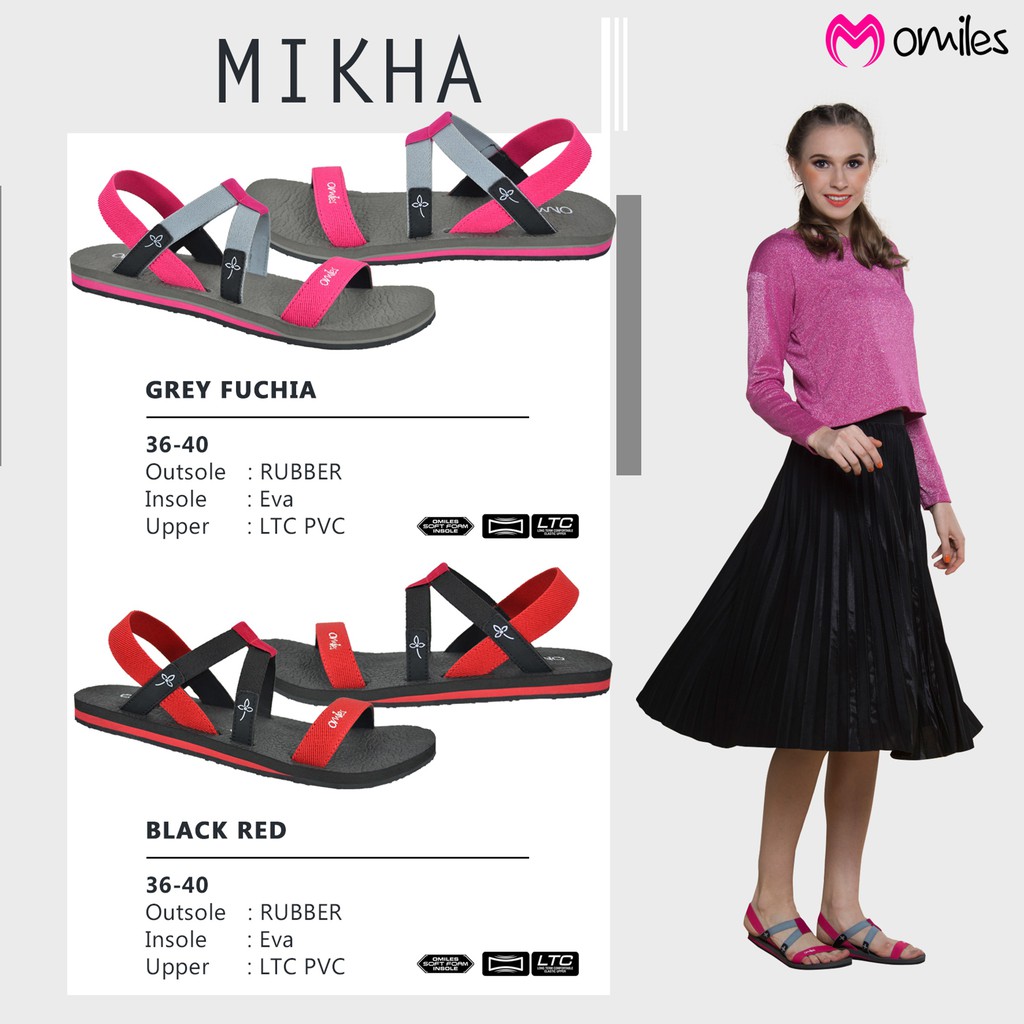 SANDAL OMILES Sandal Flat OMILES Sandal MIKHA