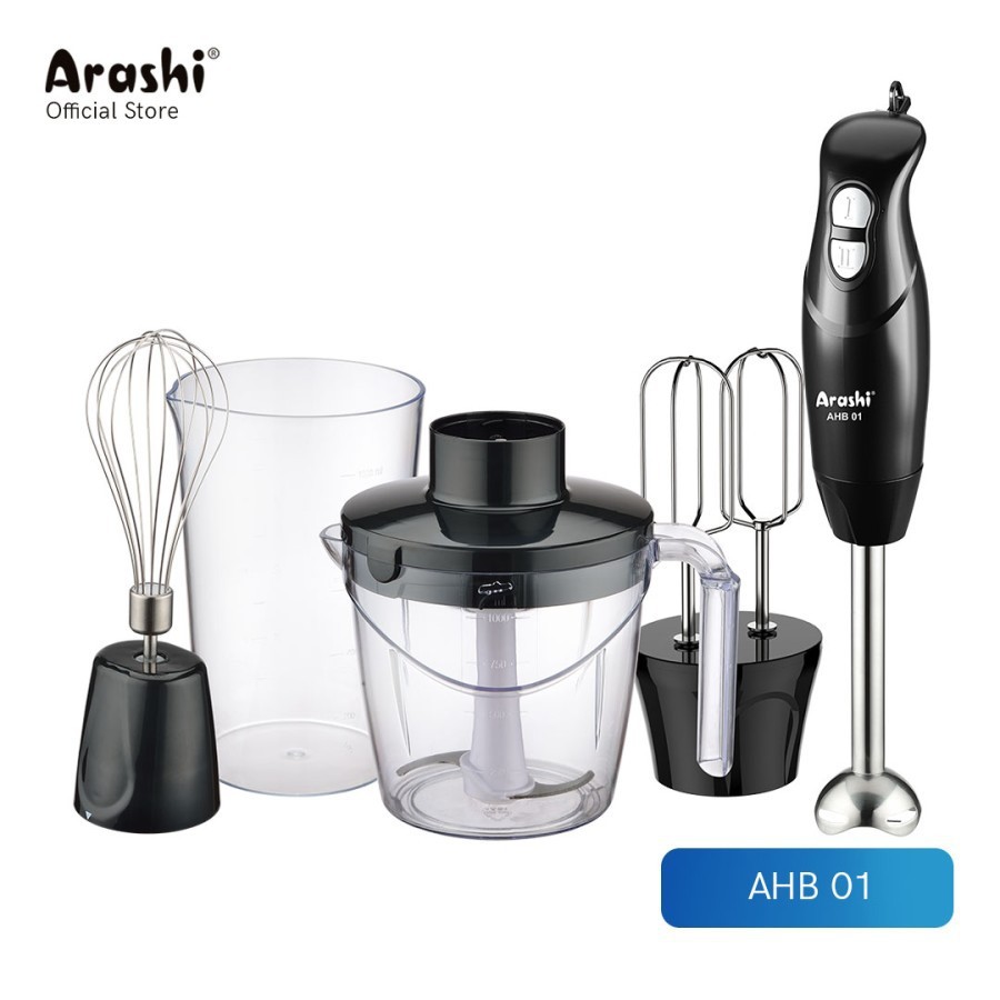 BLENDER TANGAN ARASHI 5 IN 1 HAND BLENDER ARASHI AHB 01 BLENDER MULTIFUNGSI