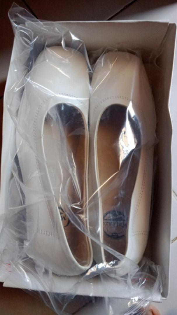 Sepatu Formal Wanita - Sepatu Pantofel Cewek Kulit Putih 36-41 - Sepatu Suster-perawat Murah