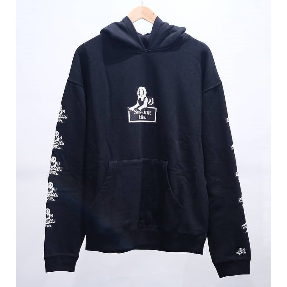 Fxxkingrabbits Fr2 Smoking Kills Hoodie Black Shopee Indonesia