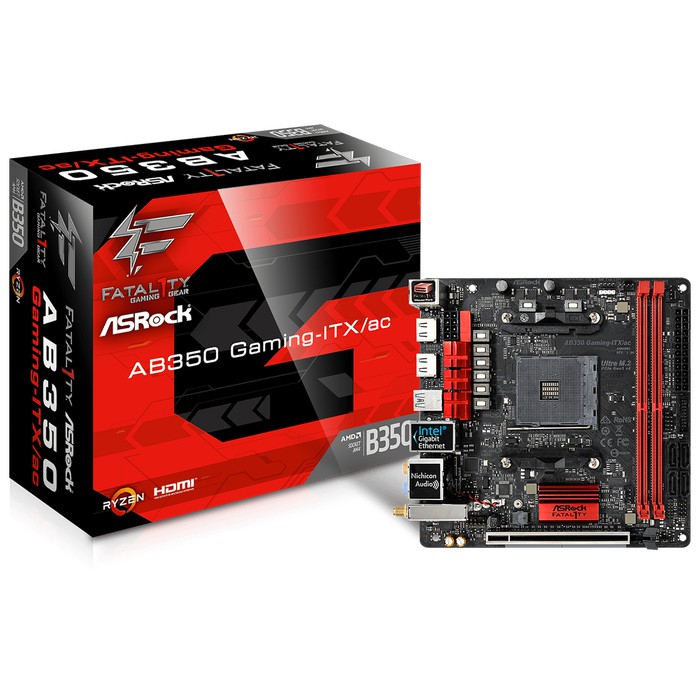 "Asrock Fatal1ty AB350 Gaming-ITX/ac"