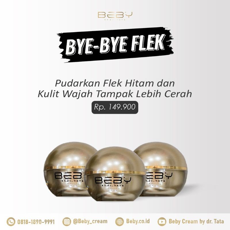 FLEK HITAM/Dark spot Beby cream by dr.tata
