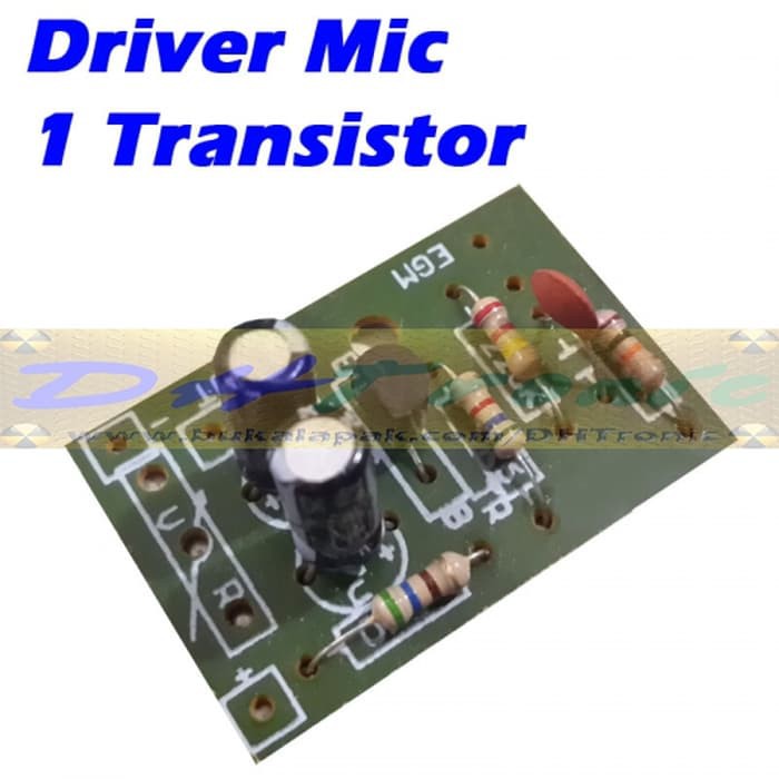 Kit Driver Mic 1 Transistor NPN ( Penguat Sinyal Microphone )