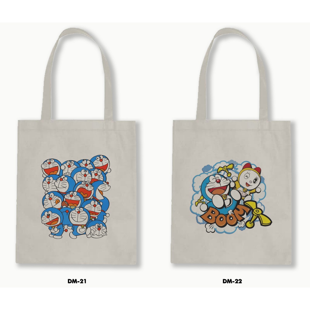 TOTE BAG BLACU - DORAEMON 02