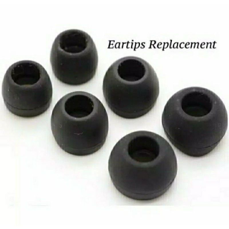 Karet Silicone Headset Handsfree Earphone 2 Pcs Eartips Replacement