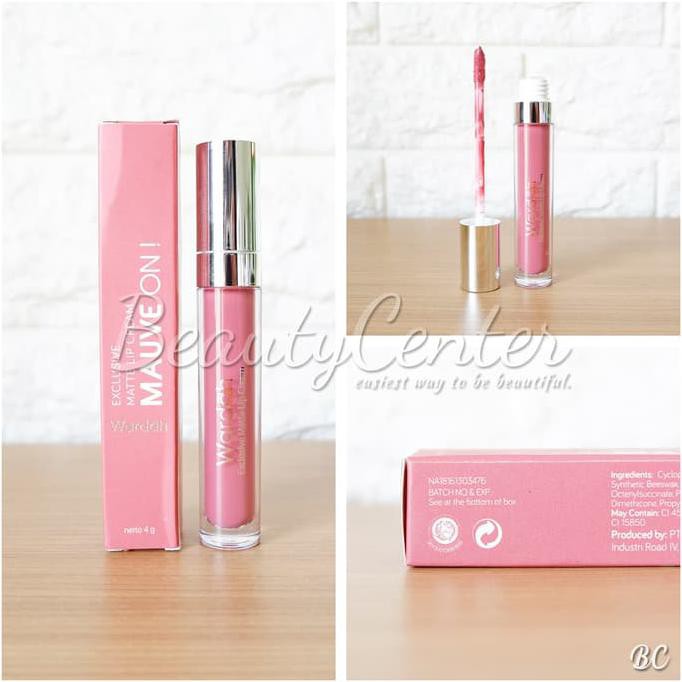 Wardah Exclusive Matte Lip Cream Original No.9 (Mauve On)