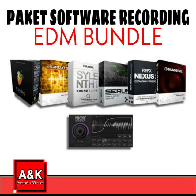 Paket Software Recording EDM BUNDLE